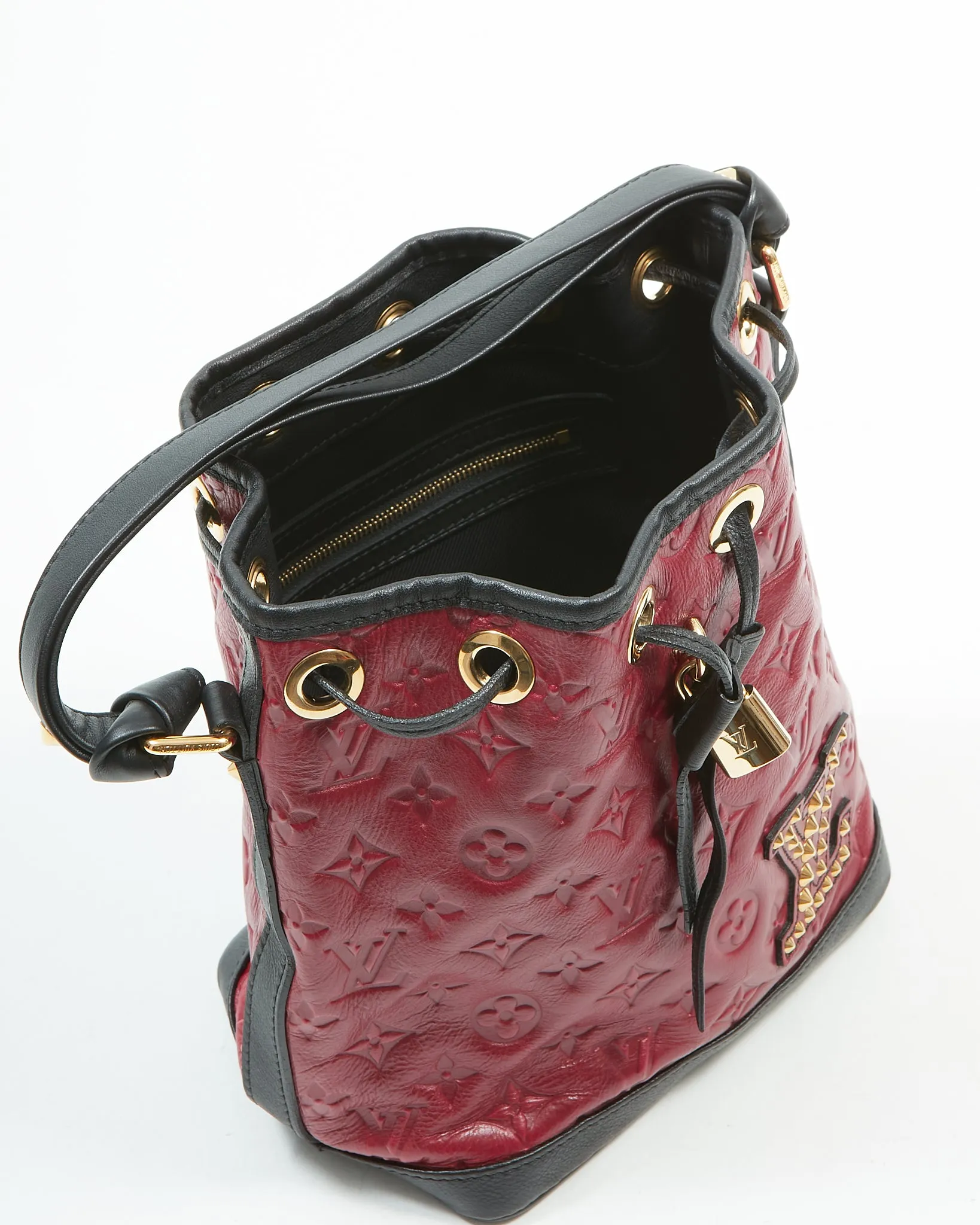 Louis Vuitton Cranberry Special Edition Double Jeu NeoNoe Bucket Bag