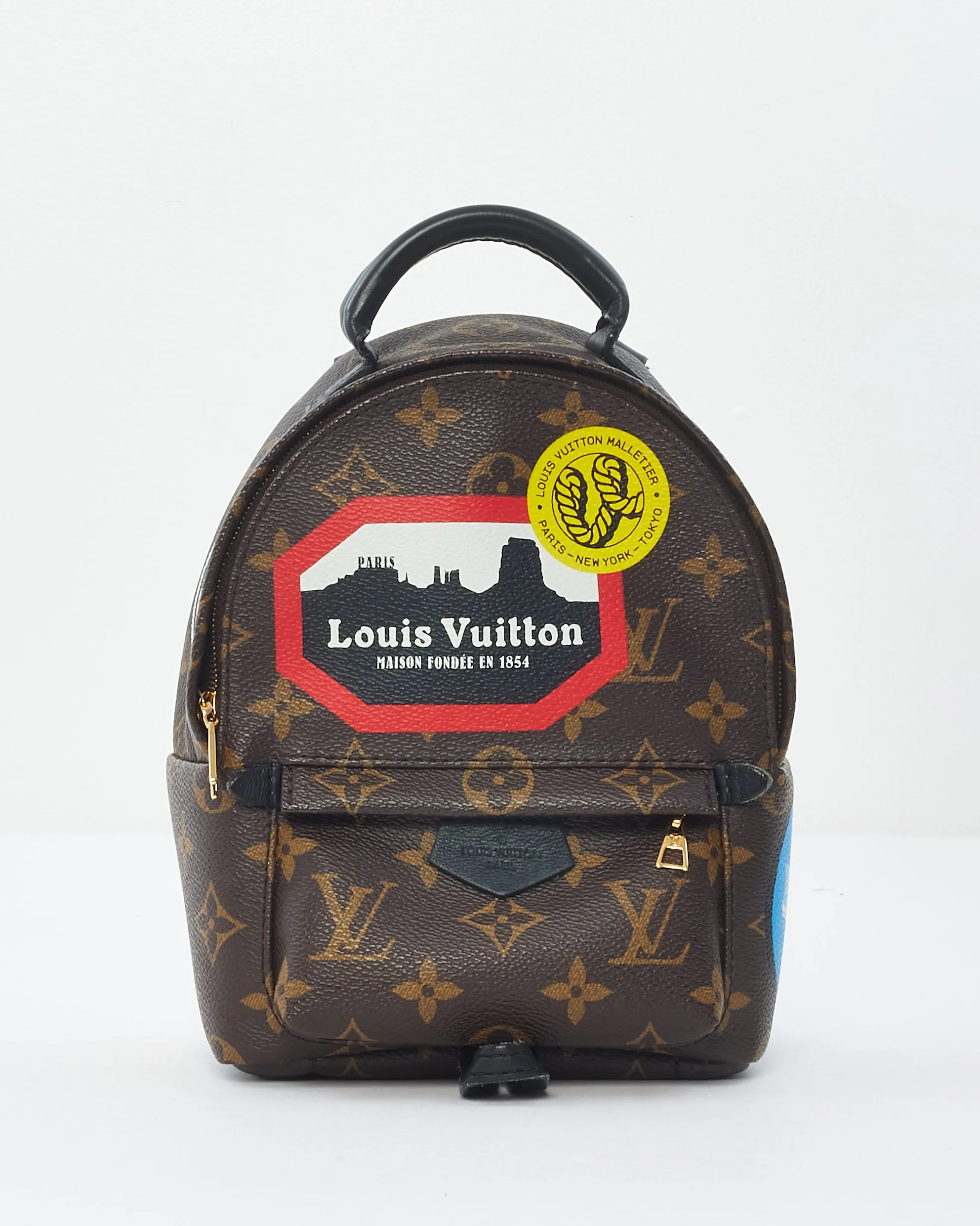Louis Vuitton Monogram Canvas Limited Edition Worldwide Palm Springs Mini Backpack