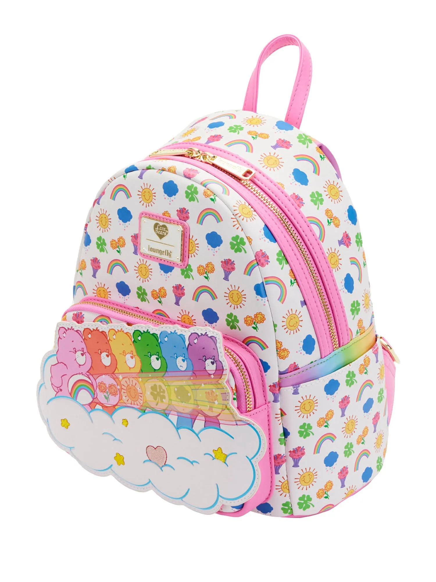 Loungefly x Carebears Rainbox Mini Backpack Care Bear Stare