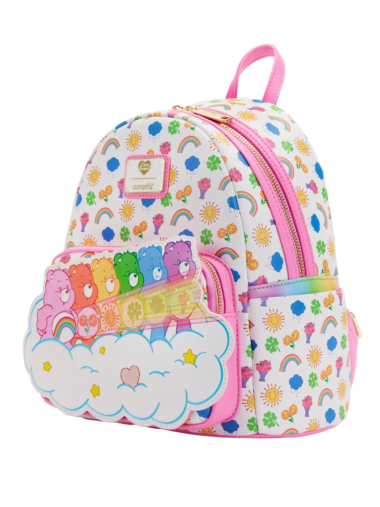 Loungefly x Carebears Rainbox Mini Backpack Care Bear Stare