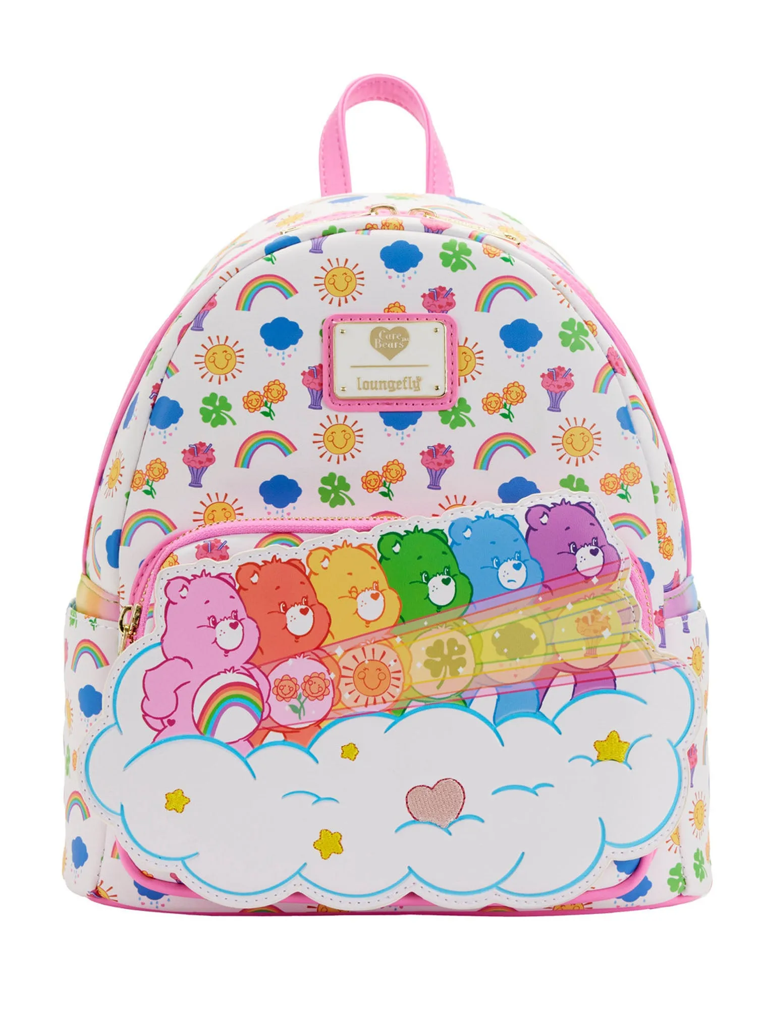 Loungefly x Carebears Rainbox Mini Backpack Care Bear Stare