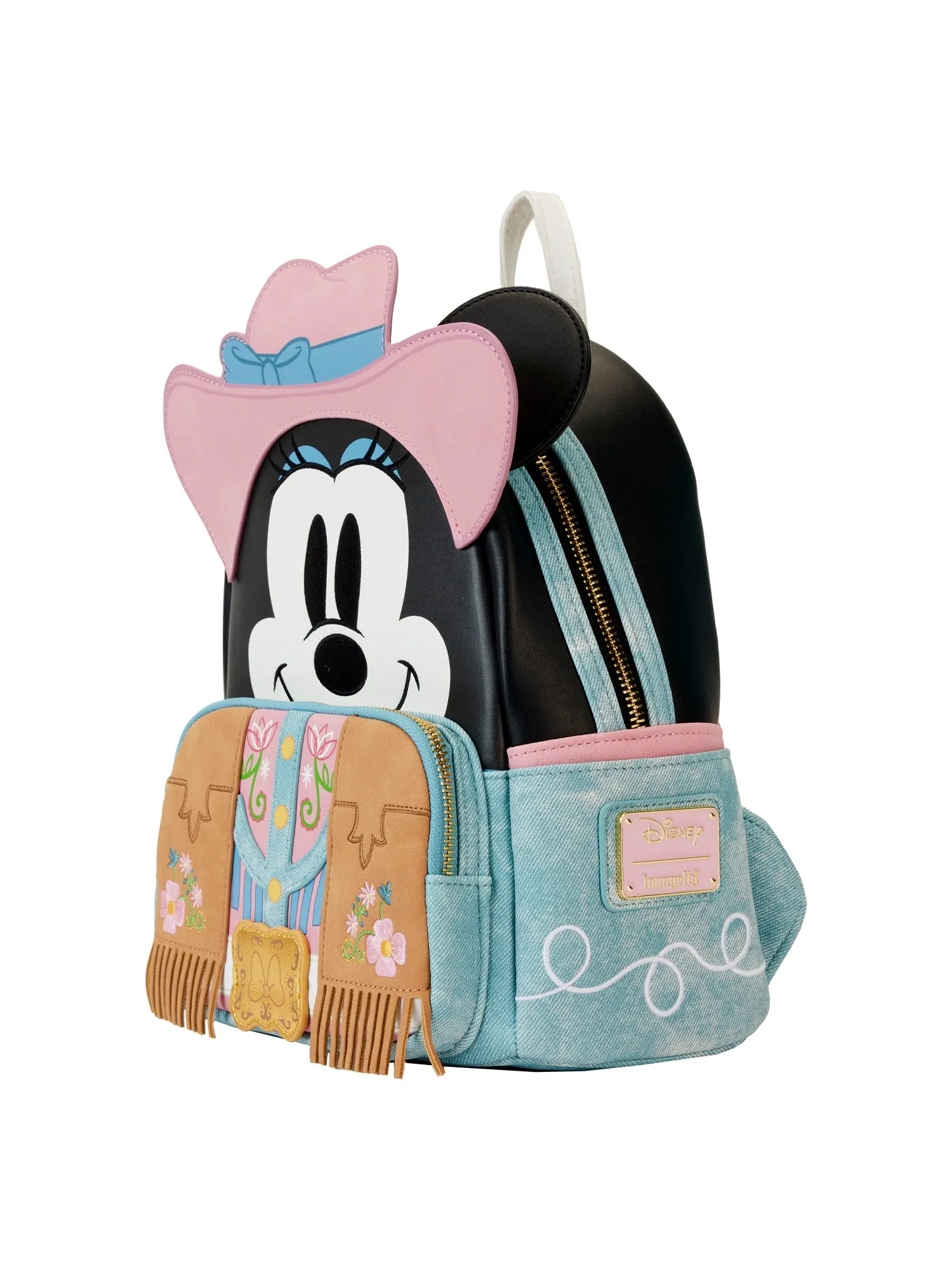 Loungefly x Disney Minnie Mouse Western Cowboy Mini Backpack