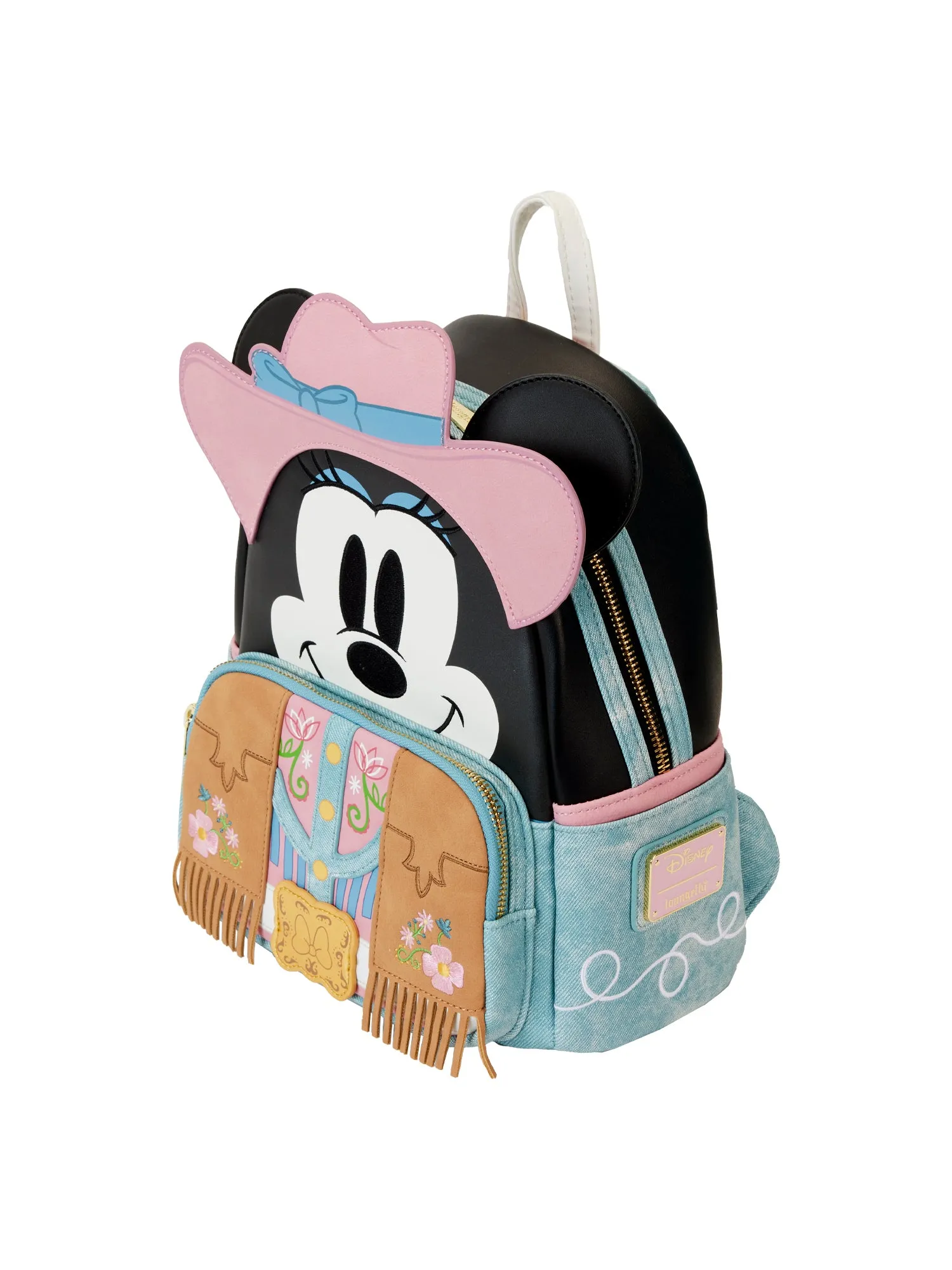 Loungefly x Disney Minnie Mouse Western Cowboy Mini Backpack