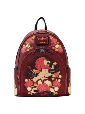 Loungefly x Harry Potter Gryffindor Tattoo Mini Backpack Handbag