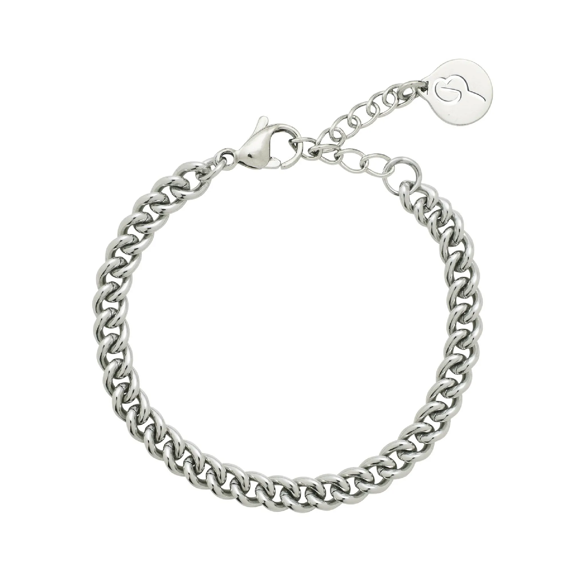 Lourdes Chain Bracelet Steel