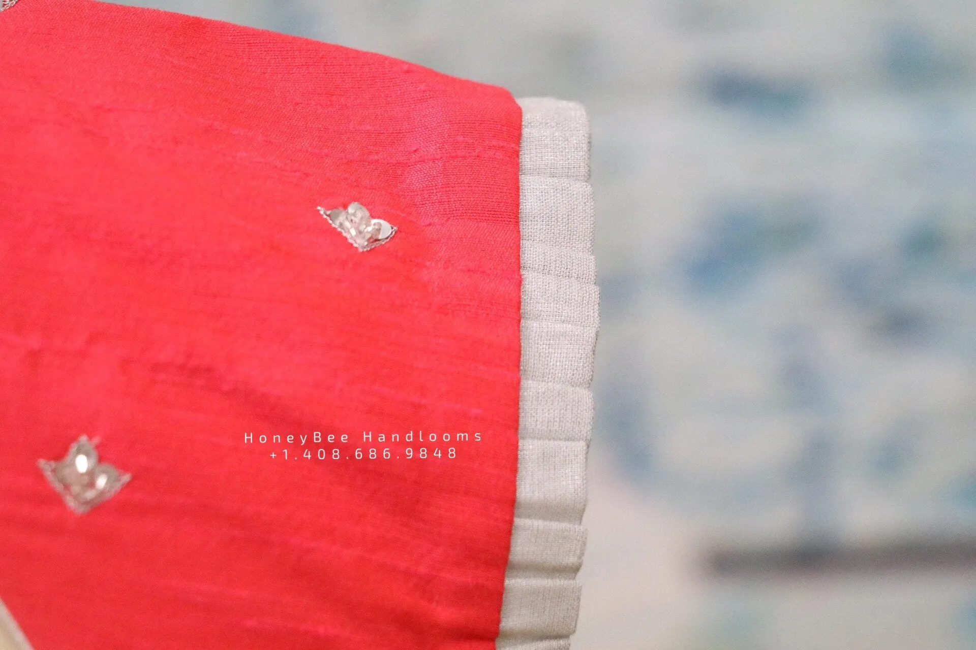 Maggam work designer blouse - Pattu Saree Blouse -hand work blouse - handloom Saree Blouse - peach Saree Blouse - orange Blouse