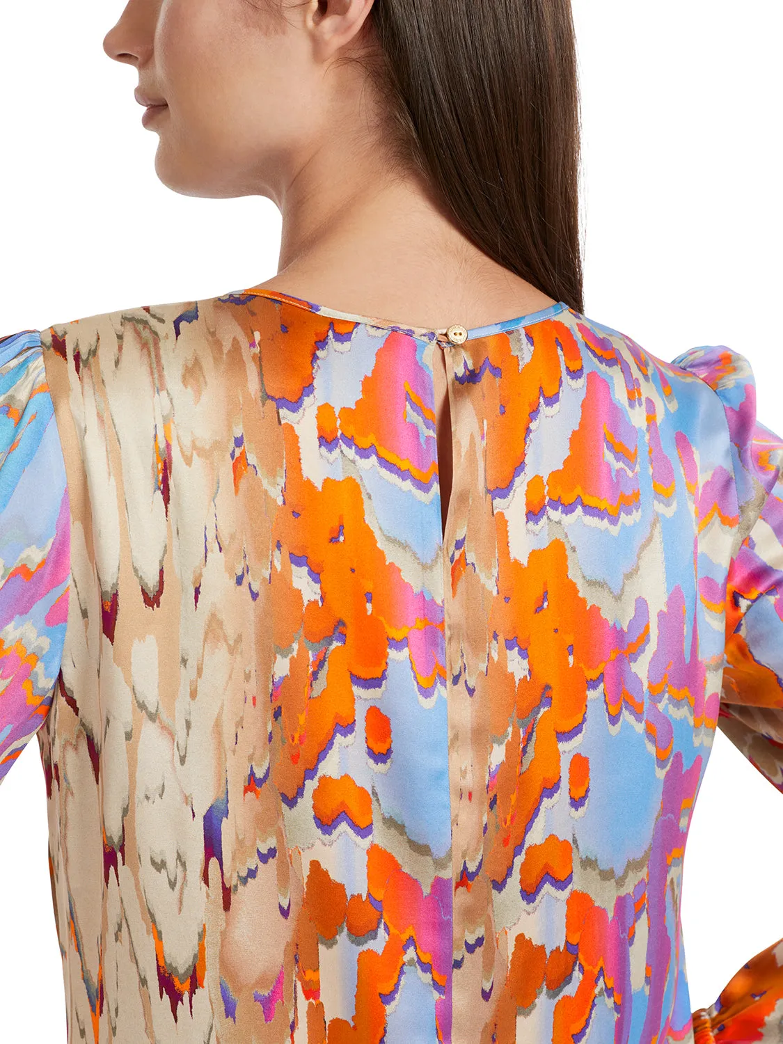 MarcCain Colourful silk blouse VC 51.08 W38