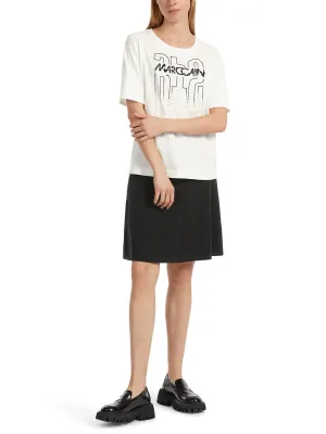 MarcCain T-shirt with Appliqué VS 48.08 J69