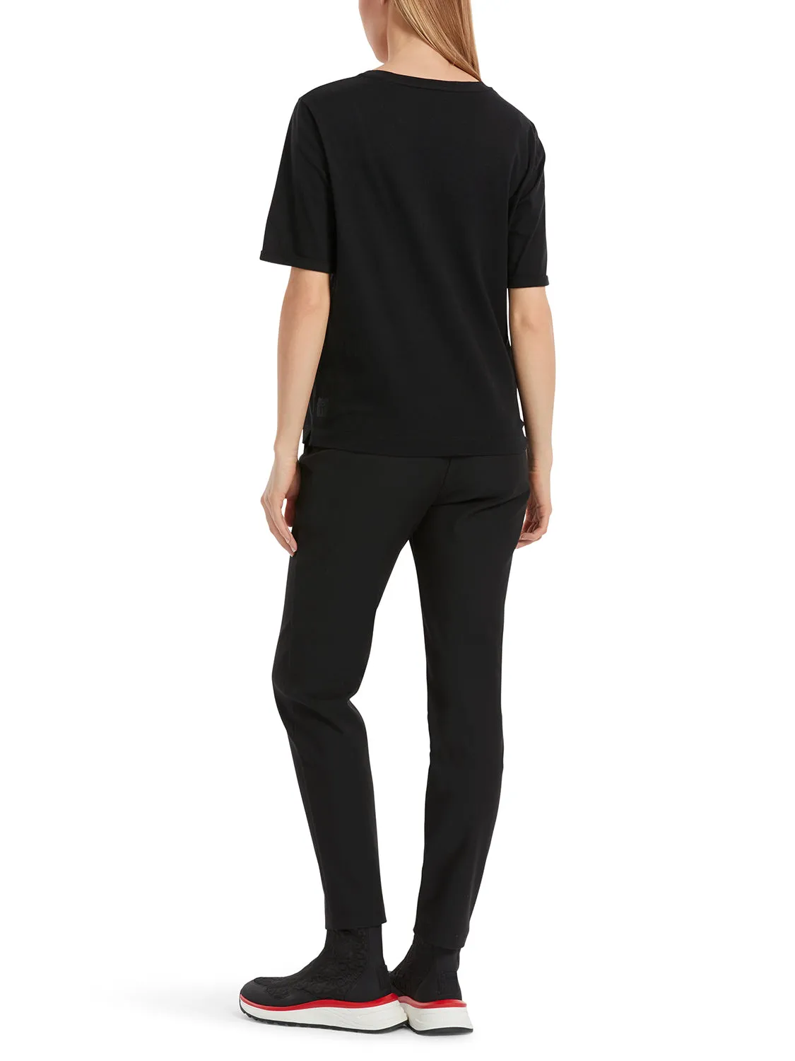 MarcCain T-shirt with Appliqué VS 48.08 J69