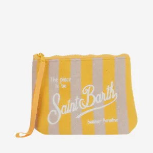 MC2 Saint Barth Fabric Clutch Bag med logotyp