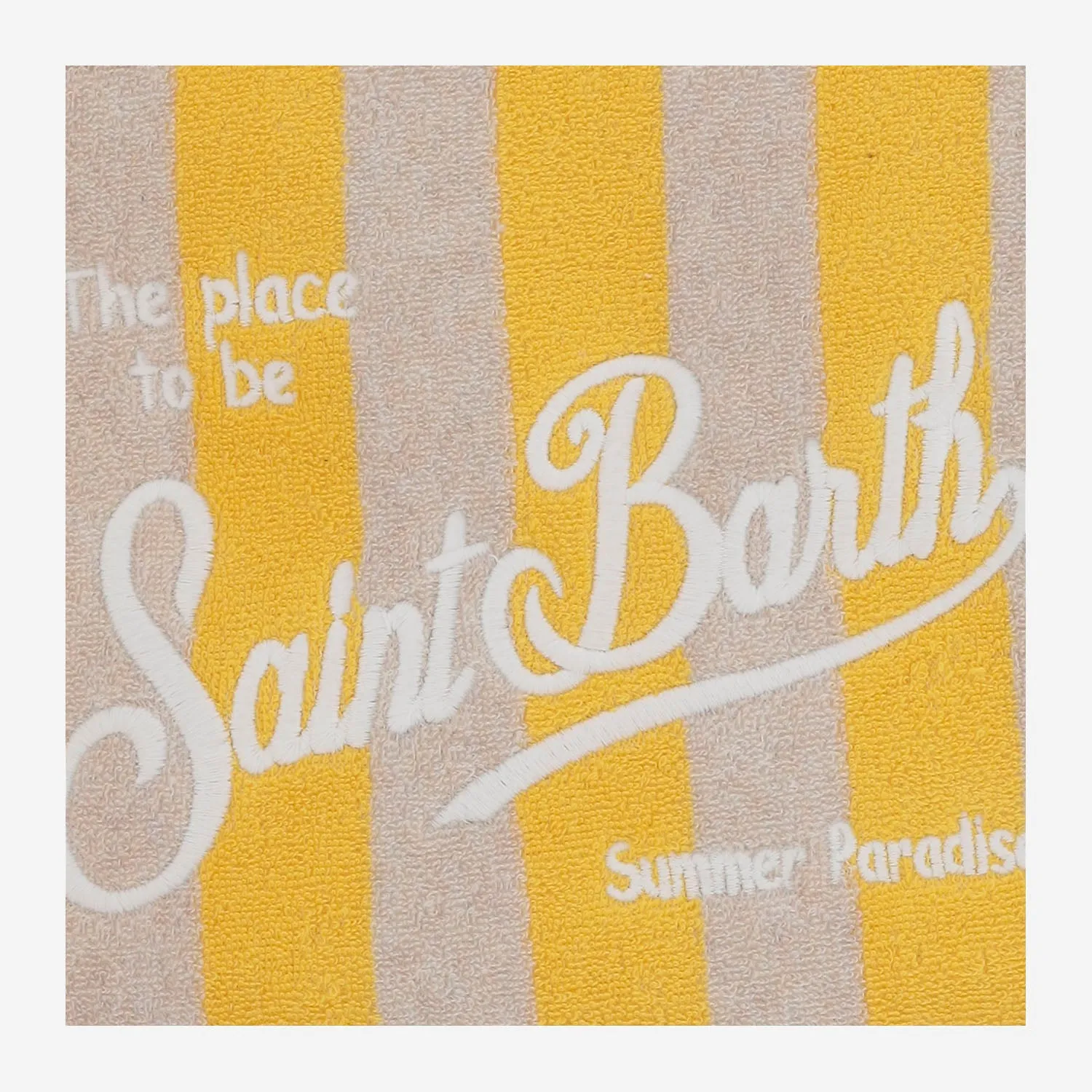 MC2 Saint Barth Fabric Clutch Bag med logotyp