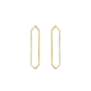 Me & You Earrings | Yellow Gold