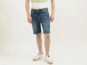 Men Solid Slim Fit Shorts