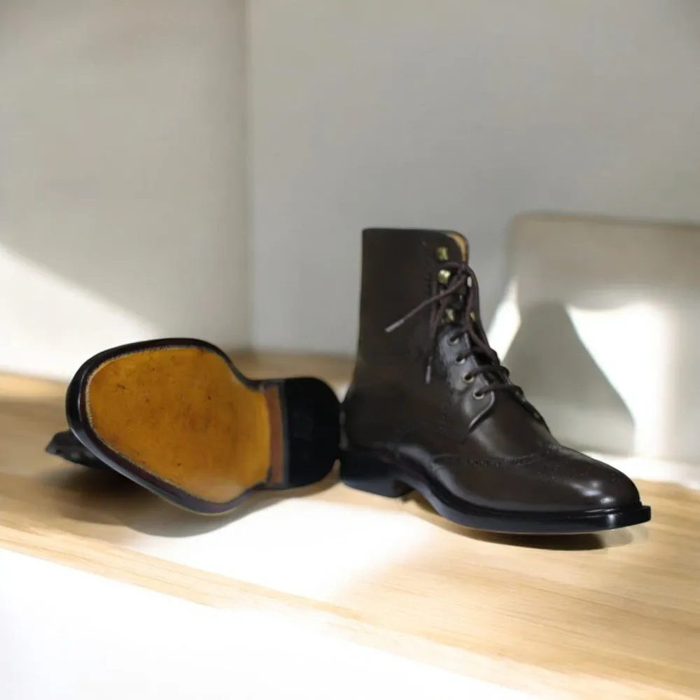 Men's Brown Leather Boot – Classic Style Boot