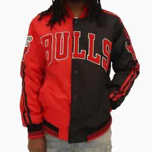 Men's Chicago Bulls NBA Varsity Satin Jacket