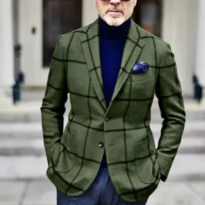 Men's Darnell Blazer: Stylish Checked Design