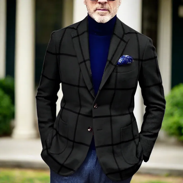 Men's Darnell Blazer: Stylish Checked Design