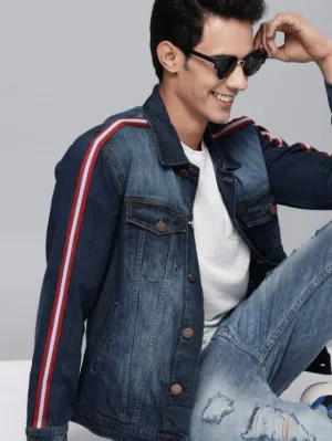 Mens Denim Jacket Dark Blue