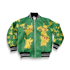 Men's Green Pokemon Bomber