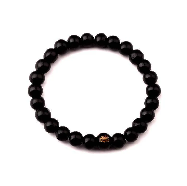 Men’s Natural Beaded Root Bracelet