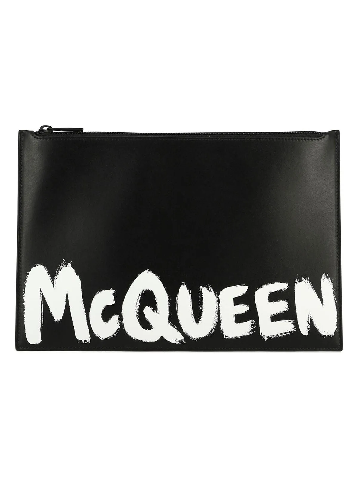 Men's "mcqueen Graffiti" Clutch in Black | 5604721AAMJ1070