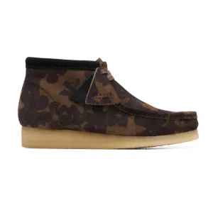 Men's Wallabee Boot (Black/Khaki Floral)