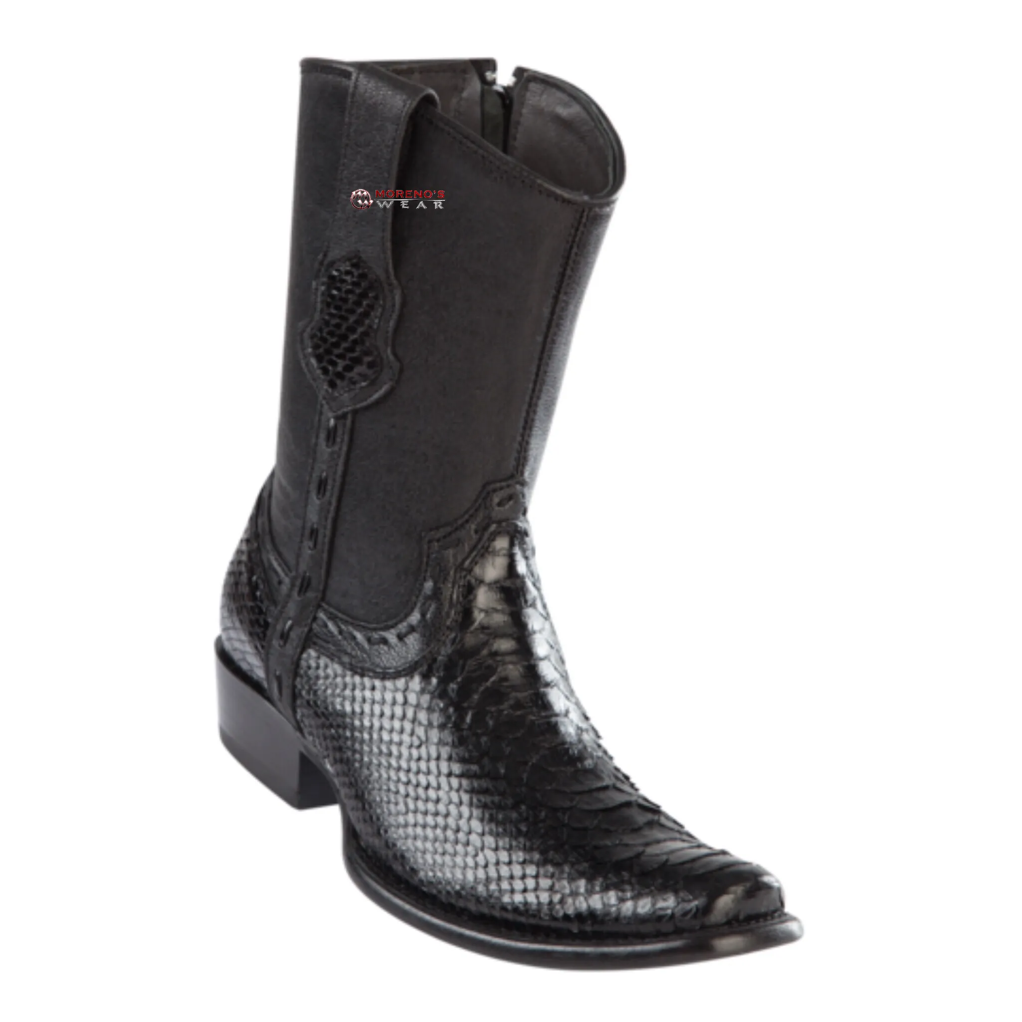 Men's Wild West Python Ankle Boots Dubai Toe