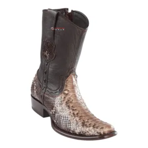Men's Wild West Python Ankle Boots Dubai Toe