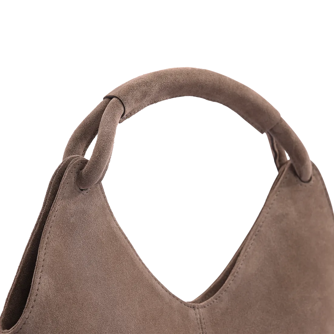 Mia Handbag in Clay Suede