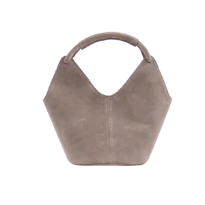 Mia Handbag in Clay Suede