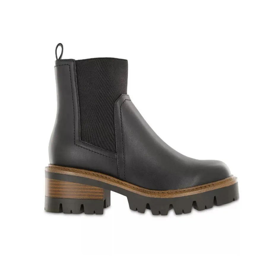 Mia Ives Pull-On Ankle Boot - Black