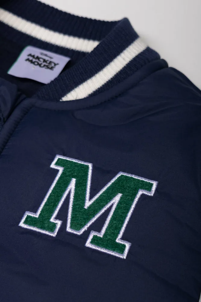 Mickey Mouse Bomber Jacket Navy