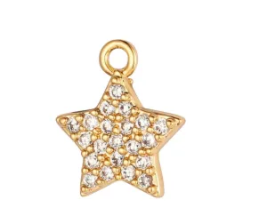 Mini Bling Star Charm