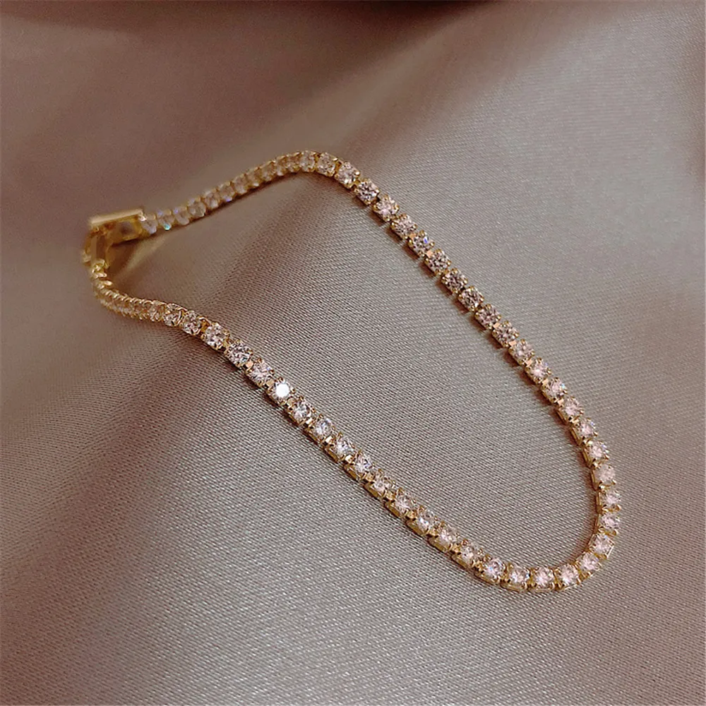 Minimalist Cubic Zirconia Beaded Bracelets