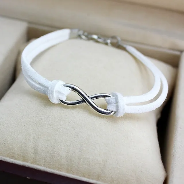 Minimalist Fashion Men Bijoux Love Clover Heart Lucky 8 Chain Bracelet for Women Jewelry Girl Bangle Gift Crystal Charm pulseras