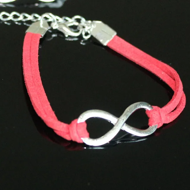 Minimalist Fashion Men Bijoux Love Clover Heart Lucky 8 Chain Bracelet for Women Jewelry Girl Bangle Gift Crystal Charm pulseras