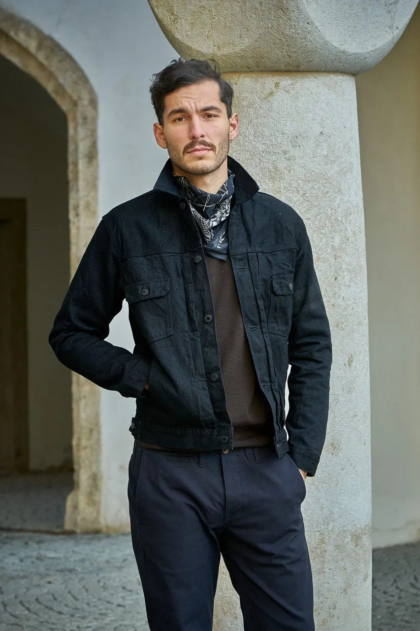 Momotaro x Sunsetstar "All Black" Anniversary Type II Denim Jacket