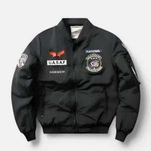 Monacogents | Military Style Fleece-Lined Bomber Jacket