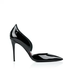 Monica 100 Mm Black Patent Leather