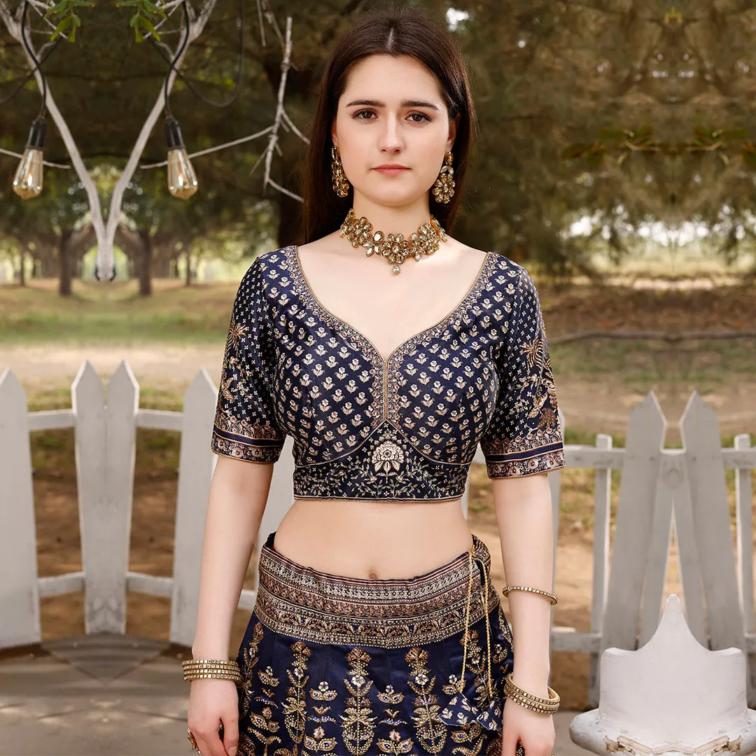 Moonlight Muse Lehenga Set with Beige Dupatta