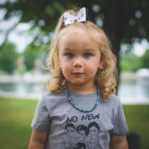 MTO | Necklace | Dainty Faux Pearl | Midnight Sky