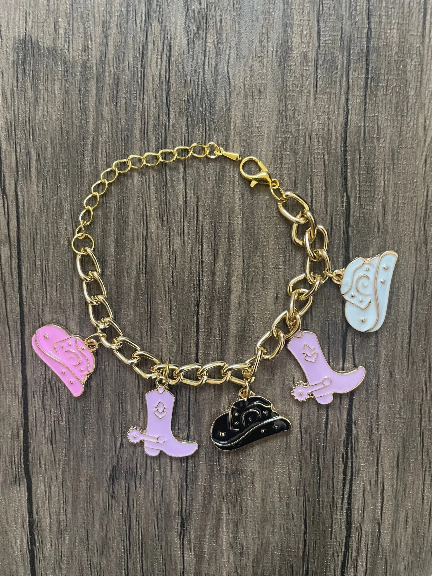 Multi-Color Western Charm Bracelet