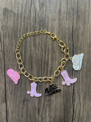 Multi-Color Western Charm Bracelet