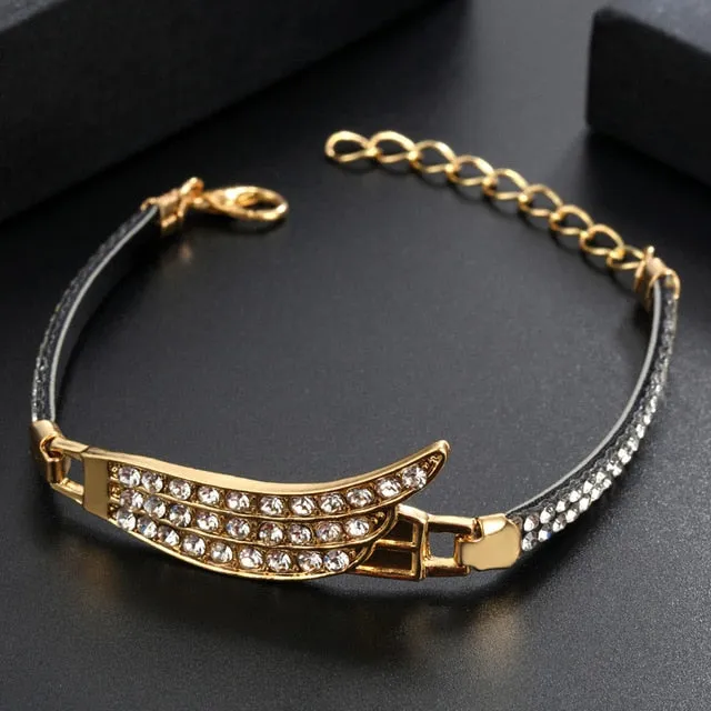 Multi-layer Gold Color Chain Heart or flowers/ Bracelets & Bangles/multiple Styles