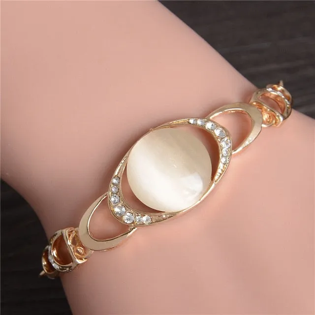 Multi-layer Gold Color Chain Heart or flowers/ Bracelets & Bangles/multiple Styles
