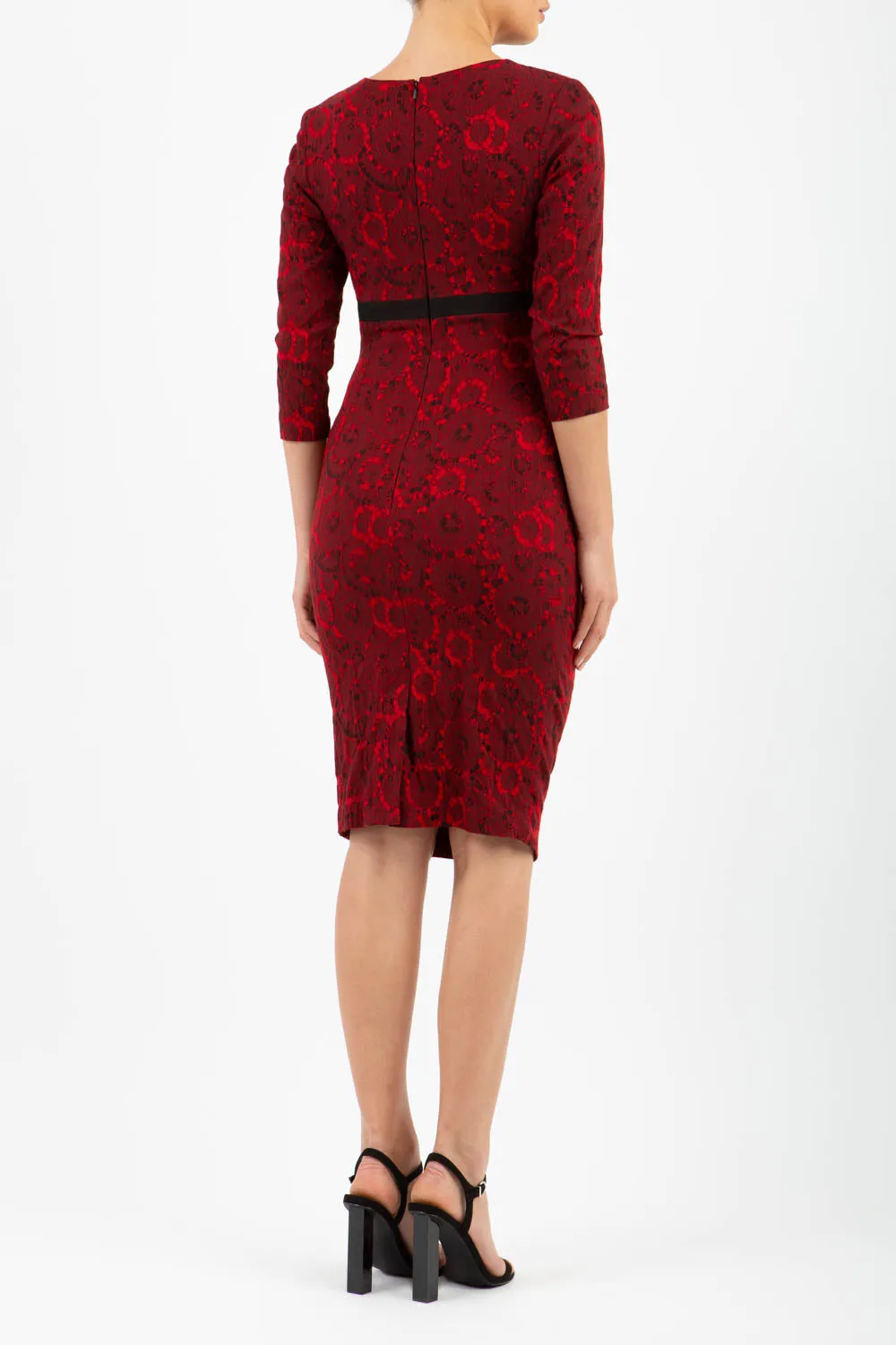 Nadia Circle Jacquard Dress