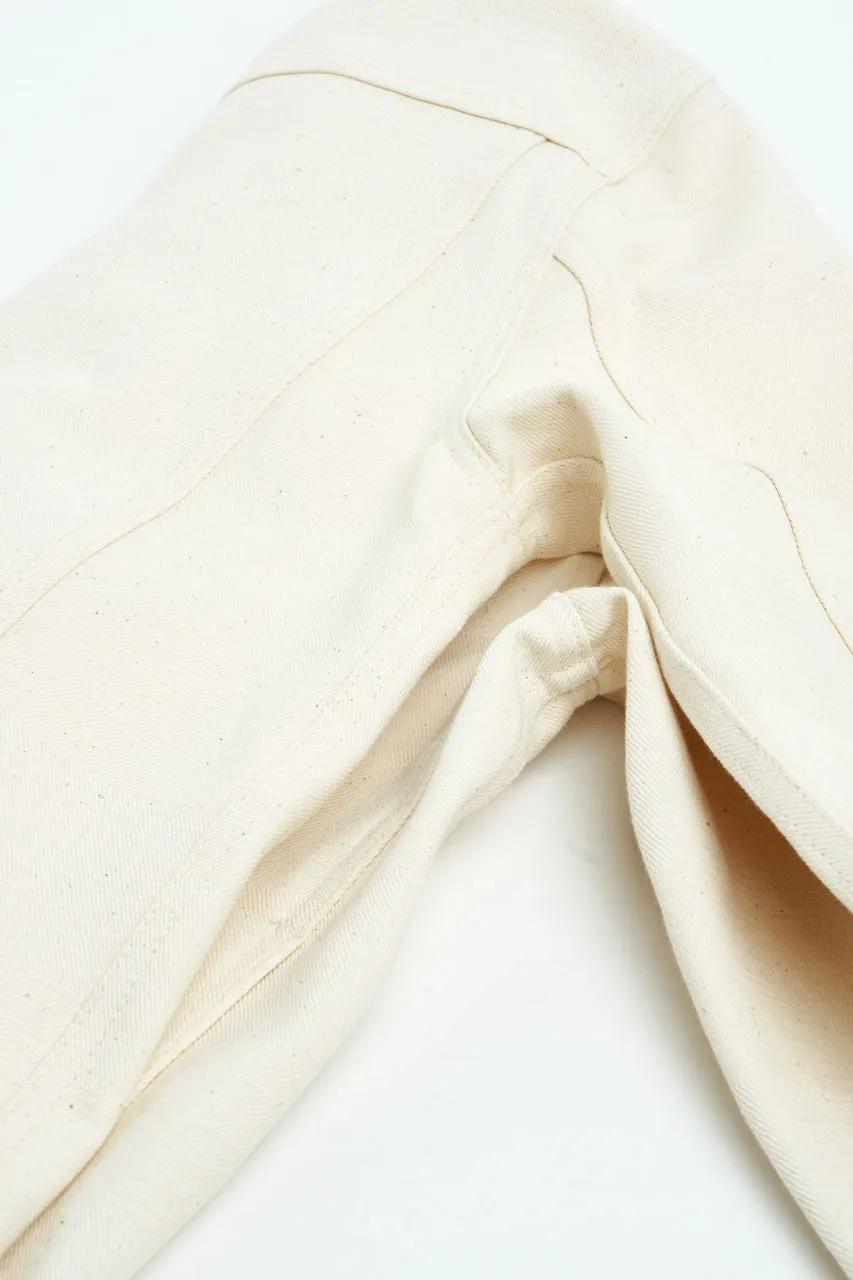 Naked & Famous Denim Jacket Undyed Frankenstein Denim