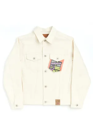 Naked & Famous Denim Jacket Undyed Frankenstein Denim