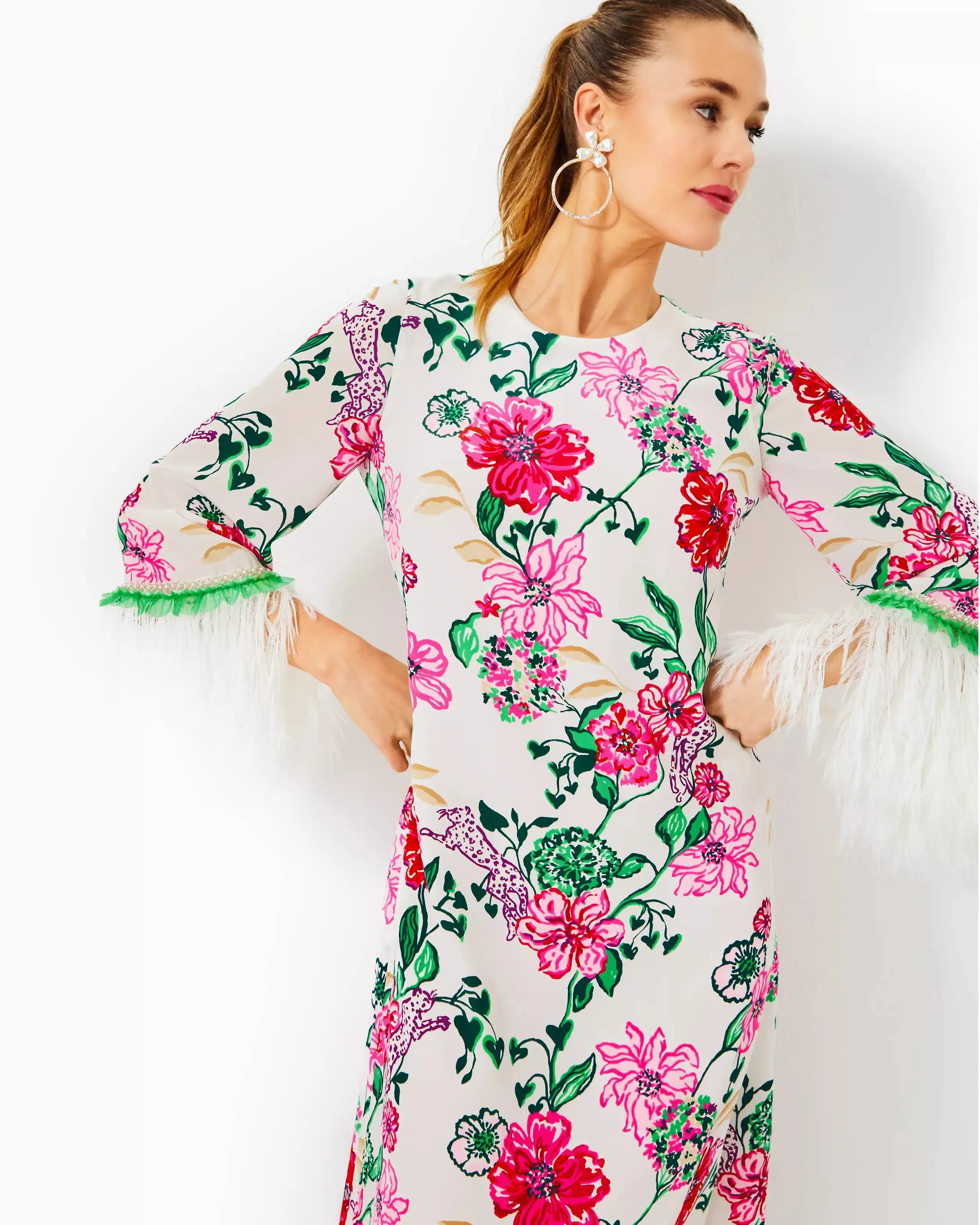 Nathalia Silk Maxi (Safari Sanctuary)