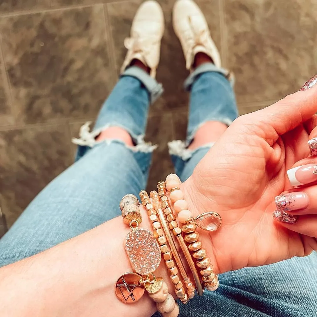 Neptune Druzy Stack